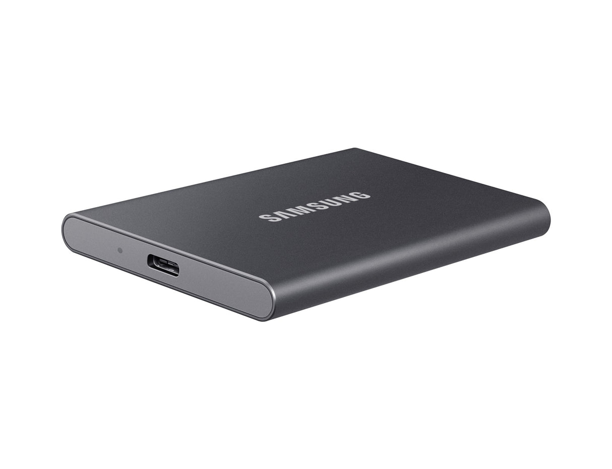 Samsung T7 2 TB USB Type-C 3.2 Gen 2 (3.1 Gen 2) Titanium - MU-PC2T0T/AM