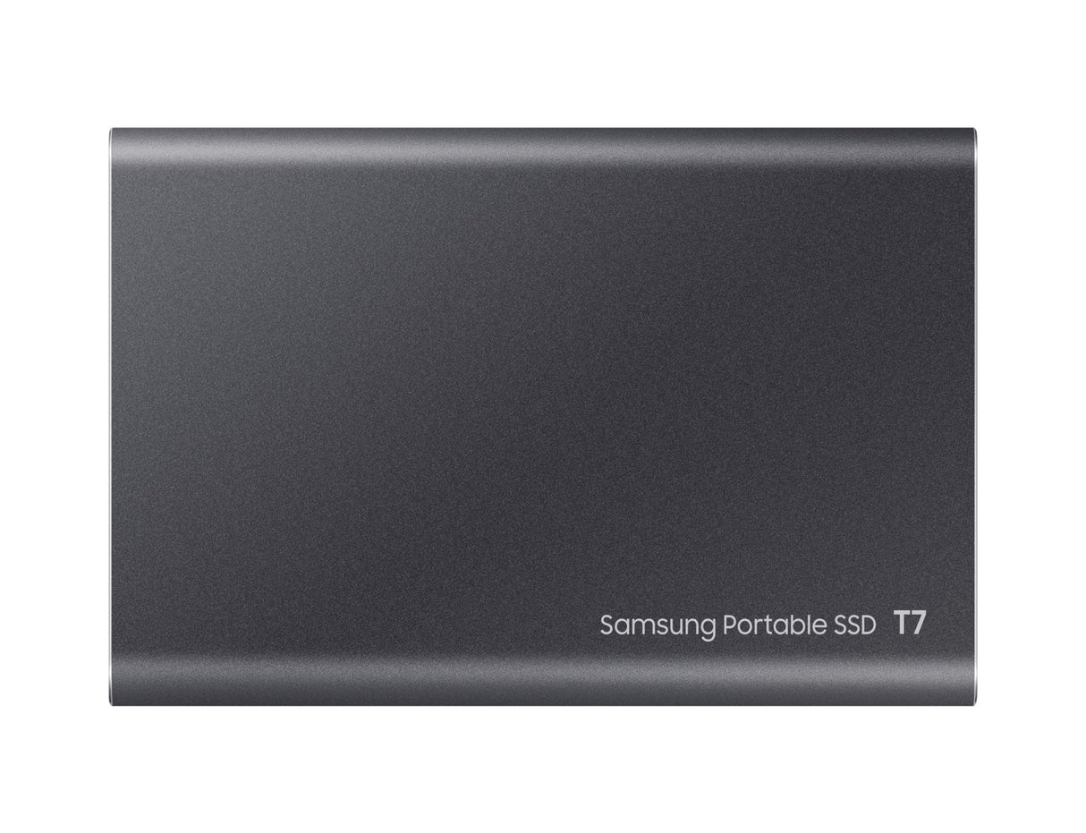 Samsung T7 2 TB USB Type-C 3.2 Gen 2 (3.1 Gen 2) Titanium - MU-PC2T0T/AM
