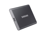 Samsung T7 2 TB USB Type-C 3.2 Gen 2 (3.1 Gen 2) Titanium - MU-PC2T0T/AM