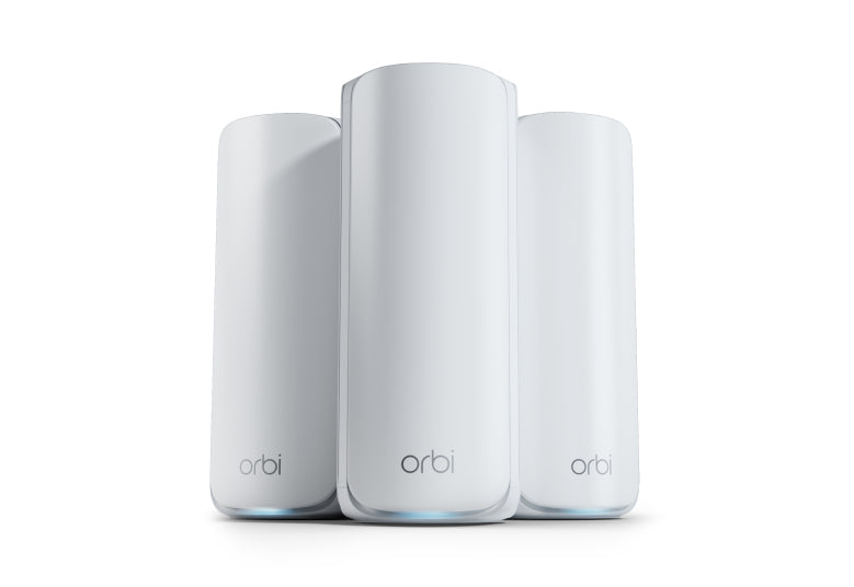 NETGEAR Orbi 770 Tri-band (2.4 GHz / 5 GHz / 6 GHz) Wi-Fi 7 (802.11be) White 7 Internal - RBE773-100NAS