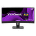 Viewsonic VG Series VG3456CA computer monitor 86.4 cm (34") 3440 x 1440 pixels UltraWide Quad HD LED Black - VG3456CA