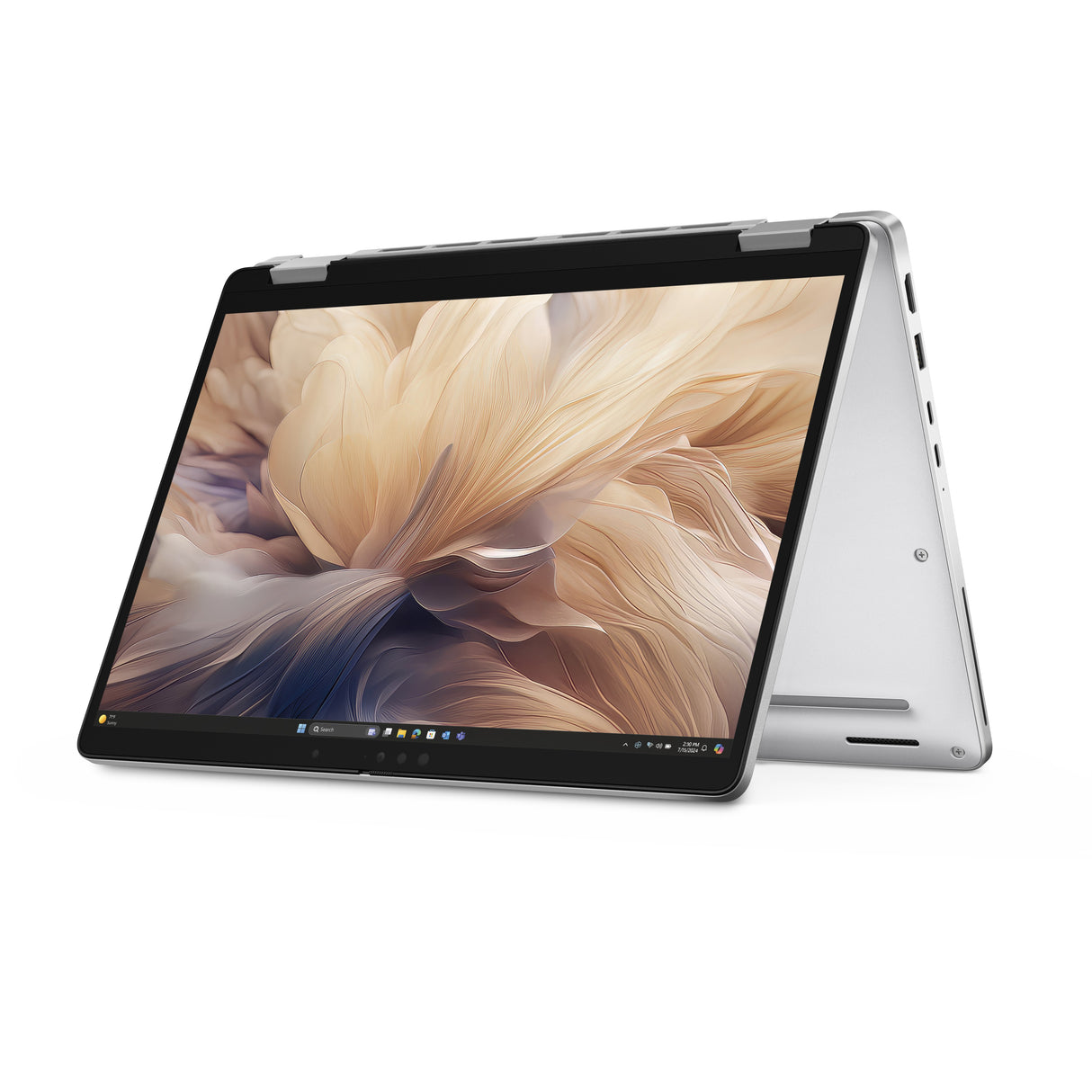 DELL Pro 13 Plus PB13250 2-in-1 Intel Core Ultra 7 265U Hybrid (2-in-1) 33.8 cm (13.3") Touchscreen Full HD+ 16 GB DDR5-SDRAM 512 GB SSD Wi-Fi 6E (802.11ax) Windows 11 Pro US English Aluminium - 3M5CR