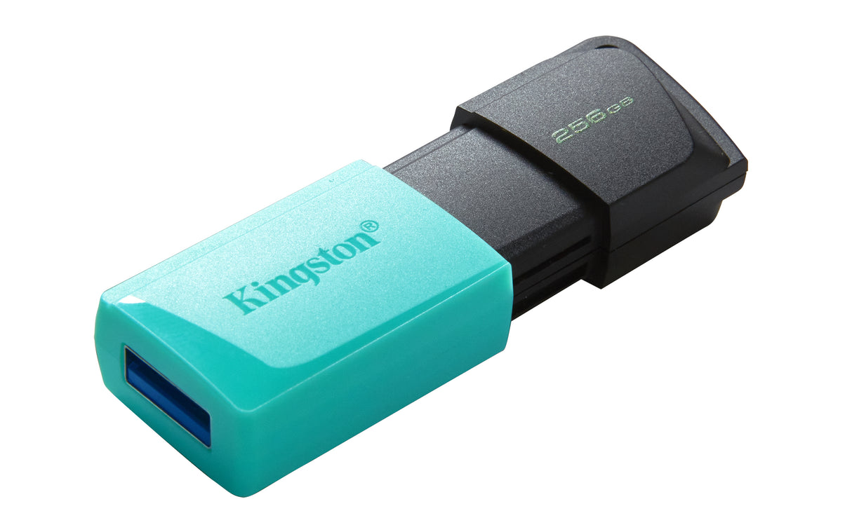 Kingston Technology DataTraveler 256GB USB3.2 Gen1 Exodia M (Black + Teal) - DTXM/256GB