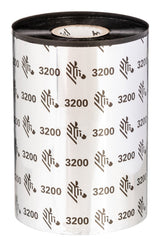 Zebra TT Ribbon, Wax/Resin (6.85" x 1476') (1" Core) - 03200BK17445
