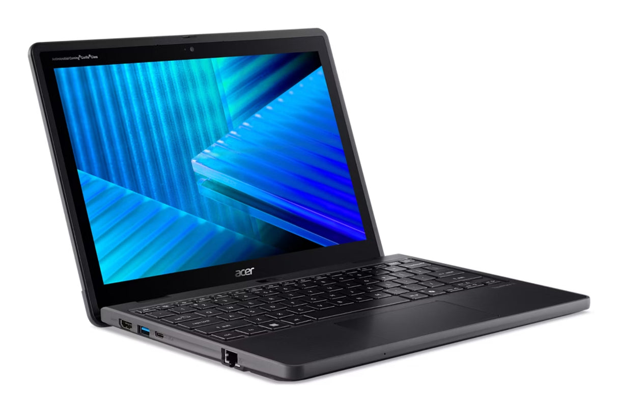 Acer TravelMate Spin B3 TMB312R-31-C45D Hybrid (2-in-1) 31 cm (12.2") Touchscreen WUXGA 4 GB LPDDR5-SDRAM 128 GB eMMC Wi-Fi 7 (802.11be) Windows 11 Pro Education Black - NX.BHBAA.003 ACER