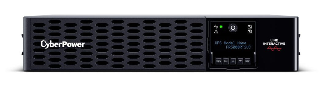 CyberPower PR3000RT2UC uninterruptible power supply (UPS) Line-Interactive 3 kVA 3000 W 9 AC outlet(s) - PR3000RT2UC