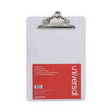 ALLSOP Plastic Clipboard with High Capacity Clip, 1.25" Clip Capacity, Holds 8.5 x 11 Sheets, Clear - 40308