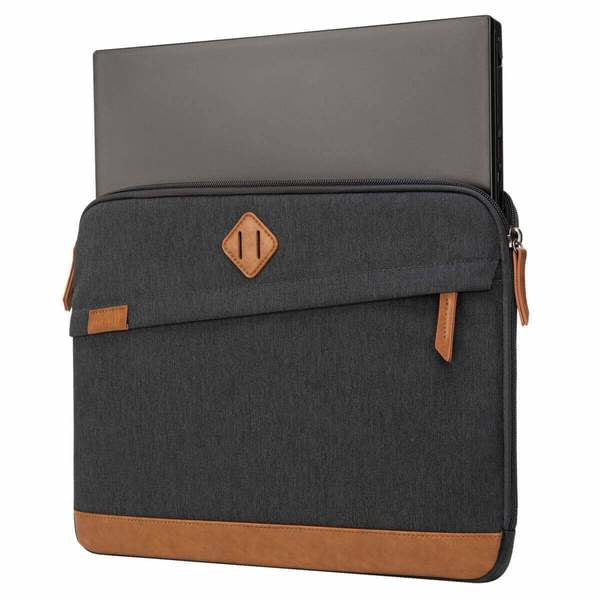 Targus Strata III 35.6 cm (14") Sleeve case Brown, Grey - TBS93004GL
