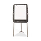 Ingenuity Portable Flipchart Easel with Dry Erase Surface, 35" x 30", White Surface, Charcoal Gray Polyethylene Frame - 30227