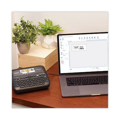 P-Touch Business Professional Connected Label Maker, 30 mm/s Print Speed, 10.2 x 4.8 x 12.6 - PTD610BT