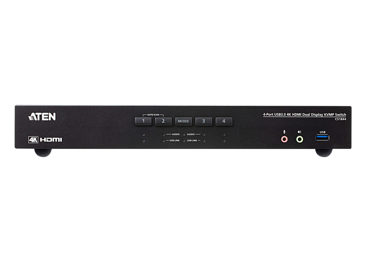 ATEN CS1844 KVM switch Black - CS1844 - eCommerce Business Prime