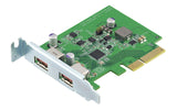 QNAP QXP-10G2U3A interface cards/adapter Internal USB 3.2 Gen 2 (3.1 Gen 2) - QXP-10G2U3A QNAP