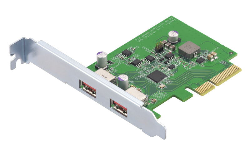 QNAP QXP-10G2U3A interface cards/adapter Internal USB 3.2 Gen 2 (3.1 Gen 2) - QXP-10G2U3A QNAP