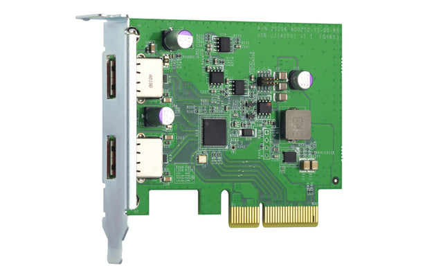 QNAP QXP-10G2U3A interface cards/adapter Internal USB 3.2 Gen 2 (3.1 Gen 2) - QXP-10G2U3A QNAP