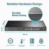 TP-Link 18-Port Gigabit Rackmount Switch with 16 PoE+ - TL-SG1218MP