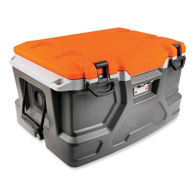 Chill-Its 5171 48-Quart Industrial Hard Sided Cooler, Orange/Gray - 13171 C2G
