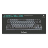 MX Mechanical Wireless Illuminated Performance Keyboard, Mini, Graphite - 920-010550