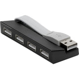 Targus ACH114US interface hub 480 Mbit/s Black - ACH114US