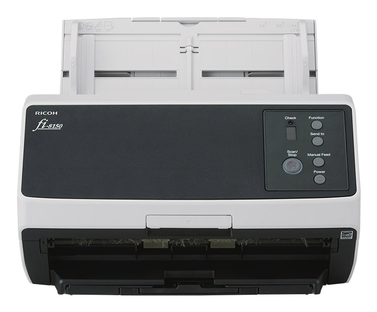 Ricoh FI-8150 ADF + Manual feed scanner 600 x 600 DPI A4 Black, Grey - PA03810-B105