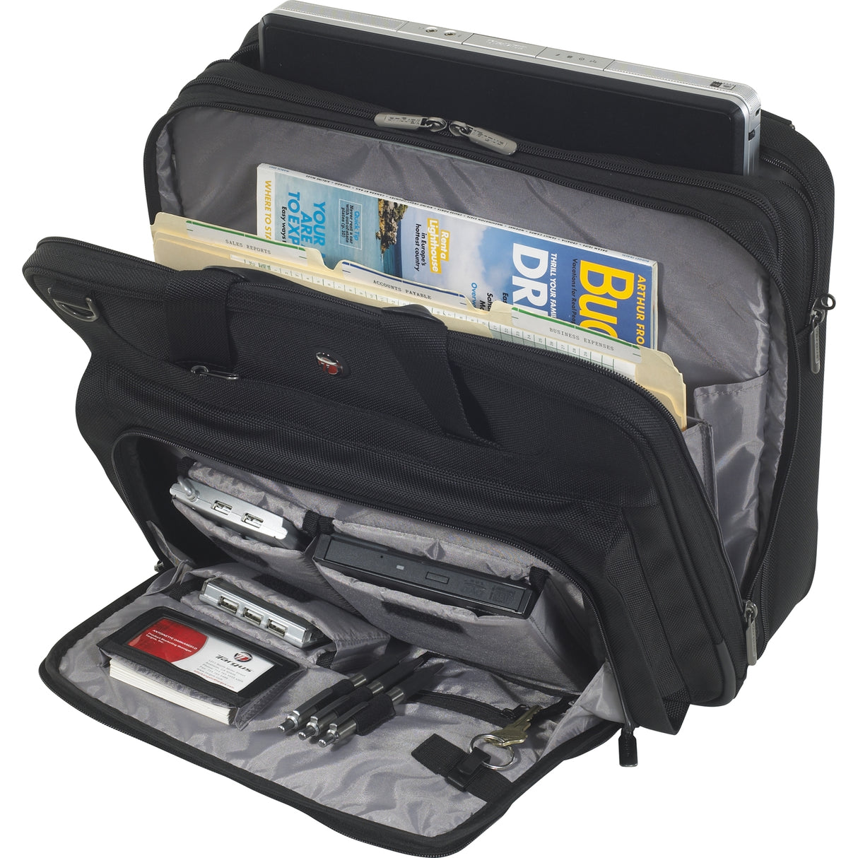 Targus CUCT02UA14S laptop case 35.6 cm (14") Messenger case Black - CUCT02UA14S
