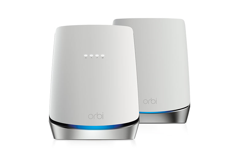 NETGEAR Orbi Tri-band (2.4 GHz / 5 GHz / 5 GHz) Wi-Fi 6 (802.11ax) White 6 Internal - CBK752-100NAS