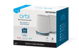 NETGEAR Orbi Tri-band (2.4 GHz / 5 GHz / 5 GHz) Wi-Fi 6 (802.11ax) White 6 Internal - CBK752-100NAS