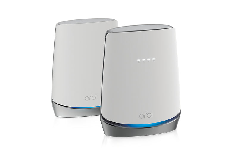 NETGEAR Orbi Tri-band (2.4 GHz / 5 GHz / 5 GHz) Wi-Fi 6 (802.11ax) White 6 Internal - CBK752-100NAS
