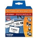 Brother 54mm (2") Black on White Non-Adhesive Continuous Length Paper Label Tape (30m/100') (1/Pkg) - DKN5224