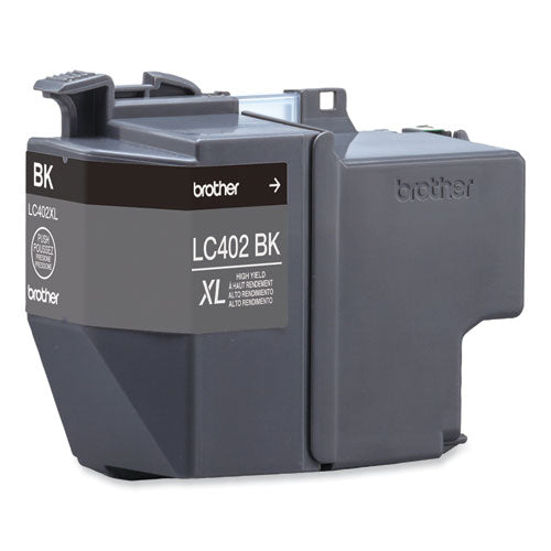 BROTHER  High-Yield Ink, 3,000 Page-Yield, Black - LC402XLBKS