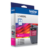 BROTHER  High-Yield Ink, 1,500 Page-Yield, Magenta - LC402XLMS