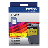 BROTHER  Ink, 550 Page-Yield, Yellow - LC402YS