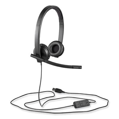 H570e Binaural Over The Head Wired Headset, Black - 981-000574