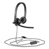 H570e Binaural Over The Head Wired Headset, Black - 981-000574