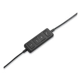 H570e Monaural Over The Head Wired Headset, Black - 981-000570