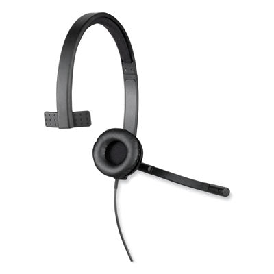 H570e Monaural Over The Head Wired Headset, Black - 981-000570