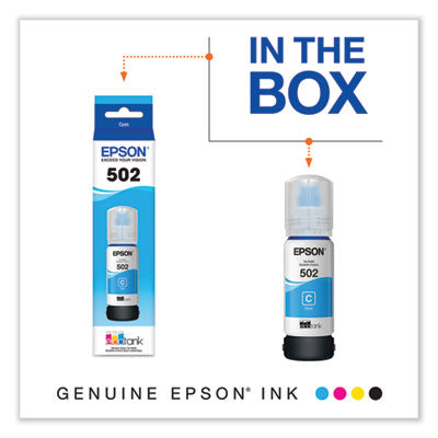 T502220-S (502) Ink, 6,000 Page-Yield, Cyan - T502220-S