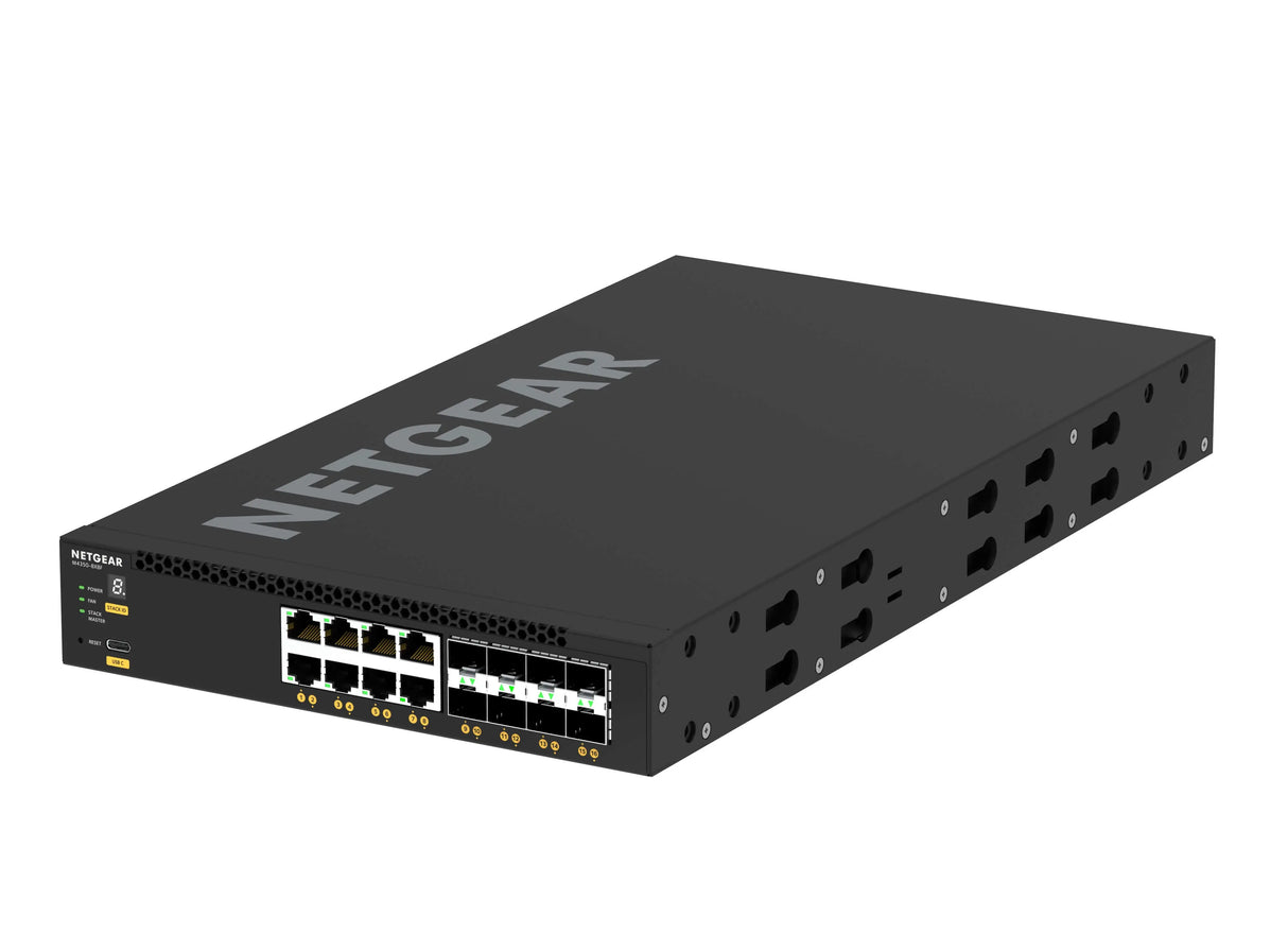 NETGEAR M4350-8X8F Managed L3 10G Ethernet (100/1000/10000) 1U Black - XSM4316-100NES - eCommerce Business Prime