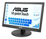 ASUS Touch VT169HE computer monitor 39.6 cm (15.6") 1920 x 1080 pixels Full HD LED Touchscreen Tabletop Black - VT169HE ASUS