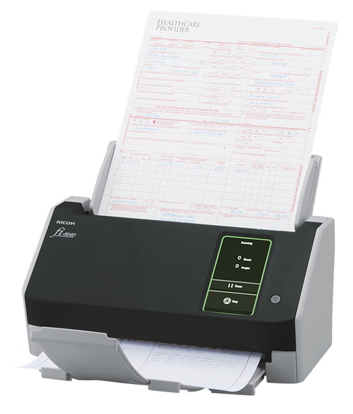 Ricoh FI-8040 ADF + Manual feed scanner 600 x 600 DPI A4 Black, Grey - PA03836-B005