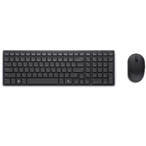 DELL KM555 keyboard Mouse included Universal RF Wireless + Bluetooth UK English Black - KM555-BLK-US DELL