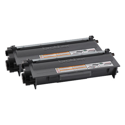 Brother High Yield Black Toner Cartridge Dual Pack (2 x 8,000 Yield) - TN7502PK