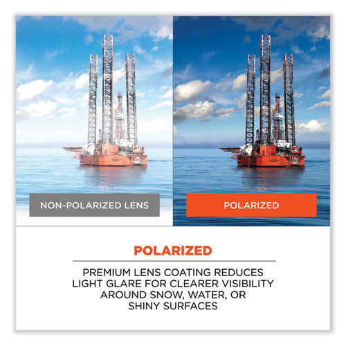 FELLOWES Skullerz Dagr Safety Glasses, Kryptek Highlander Nylon Impact Frame, Polarized Copper Polyc - 52321