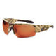 Skullerz Dagr Safety Glasses, Kryptek Highlander Half Frame, Polarized Copper Single Lens - 52321
