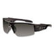 Skullerz Dagr Safety Glasses, Black Half Frame, Smoke Single Anti-Fog Lens - 52033