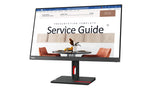 Lenovo ThinkVision S24i-30 computer monitor 60.5 cm (23.8") 1920 x 1080 pixels Full HD LED Black - 63DEKAT3US