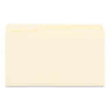 C2G Interior File Folders, 1/3-Cut Tabs: Assorted, Legal Size, 9.5-pt Manila, 100/Box - 15213