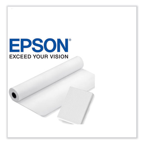 EPSON Standard Proofing Paper Roll, 9 mil, 17" x 100 ft, Semi-Matte White - S045111