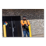 C2G GloWear 8281BK Class 2 Long Sleeve Shirt with Black Bottom, Polyester, Large, Orange - 22684