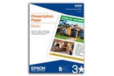 Epson Presentation Paper Matte, Photo Quality Inkjet Paper (8.5" x 11") (100 Sheets/Pkg) - S041062