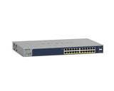 NETGEAR GS724TPv3 Managed L2/L3/L4 Gigabit Ethernet (10/100/1000) Power over Ethernet (PoE) 1U Grey, Blue - GS724TP-300NAS